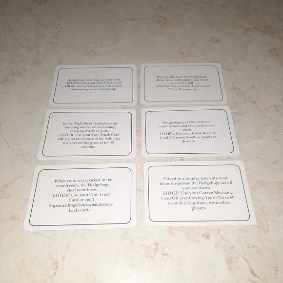 Hedgehogs Revenge Vintage Game Replacement Piece Cards - Picture 3 of 16